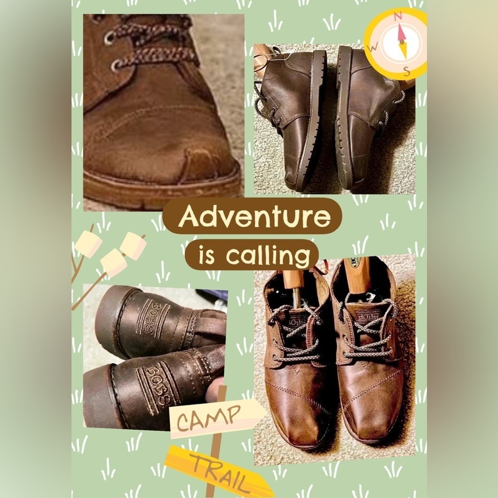 🌼🌸 BOBS From Skechers Chill Lugs Brown Ankle Chukka Boots-Size 6.5🌼🌸 - Picture 10 of 10